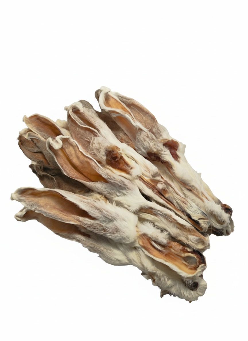 Kaninchenohren mit Fell